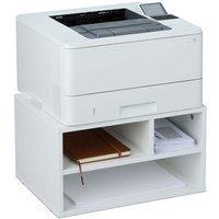 Printer stand with 3 compartments for office storage von NORTHIX