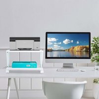 Rollbarer druckerstander mit radern und ablagen Rollbarer druckerstander mit radern und ablagen von NORTHIX