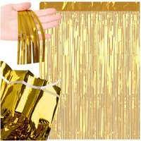 Selbstklebender vorhang mit goldfolienmuster 100 x 200 cm von NORTHIX