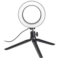 Selfie lampe ringlicht 20 cm und stander Selfie lampe ringlicht 20 cm und stander von NORTHIX