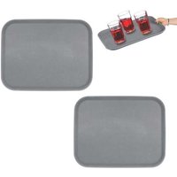Serviertablett 2er pack in grau von NORTHIX