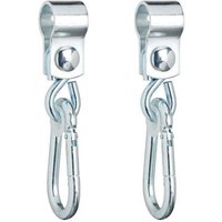 Set mit 2 drehbaren Haken mit Karabinern von NORTHIX