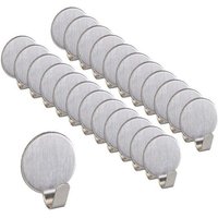 Set mit 24 selbstklebenden edelstahlhaken 88310 von NORTHIX