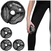 Northix - Set mit 4 knieschonern in schwarz 8830 von NORTHIX