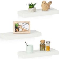 Set of 3 white floating wall shelves Set of 3 white floating wall shelves von NORTHIX
