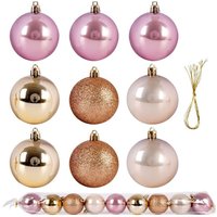 Set of 9 unbreakable glittery christmas tree balls Set of 9 unbreakable glittery christmas tree balls von NORTHIX