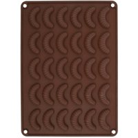 Braune Silikon-Mini-Croissant-Backform SILLINIE ORION 151761 von NORTHIX