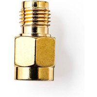 Sma adapter sma buchse mit umgekehrter polaritat sma stecker vergoldet 50 ohm gerade kupfer gold 2 stk box von NORTHIX