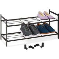 Stapelbares schuhregal mit 2 einlegeboden 88309 von NORTHIX