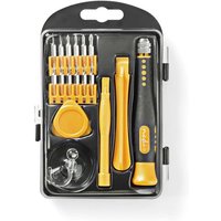 Telefon tablet reparaturset 17 in 1 lasplatta pc smartphone philips bits slitsade bits pentalobe bits tri wing bits 88301897 88301897 von NORTHIX
