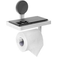 Toilet paper holder with suction cup shelf von NORTHIX