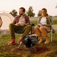 Tragbarer kugelgrill 37 cm mit zange Tragbarer kugelgrill 37 cm mit zange von NORTHIX