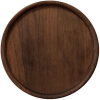 Untersetzer, dunkles Holz - rund - Nr. 2 von NORTHIX