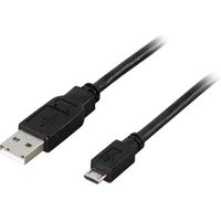Usb 20 kabel typ a ha - typ micro b ha 5 polig zum ladendatenubertragung an mobiltelefonepda 5m schwarz von NORTHIX