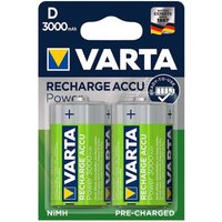 Varta recharge accu power batterien d 3000 mah 2 stuck im blister Varta recharge accu power batterien d 3000 mah 2 stuck im blister von NORTHIX
