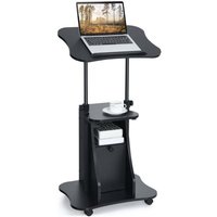 Verstellbarer stehschreibtisch mit neigbarer platte und aufbewahrungsschrank von NORTHIX