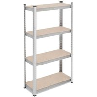 Verzinkte Schwerlastregale mit 4 Ebenen Verzinkte Schwerlastregale mit 4 Ebenen von NORTHIX