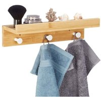 Northix - Wandregal mit 3 haken 8830950 von NORTHIX