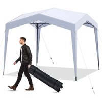 Wasserdichter pop up pavillon 3 x 3 m mit radern pfahlen und seilen von NORTHIX