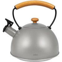 Wasserkocher mit Pfeife, Stahl, grau, HOLZ, 2,9 l Wasserkocher mit Pfeife, Stahl, grau, HOLZ, 2,9 l von NORTHIX
