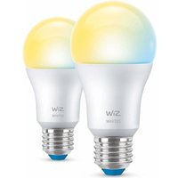 WiZ - LED smarte Glühbirne GU10-60W, Farbtöne de weiß, Wi-Fi/Bluetooth, Sprach-/App-Steuerung, funktioniert mit Google Home, Alexa und HomeKit, Pack von NORTHIX