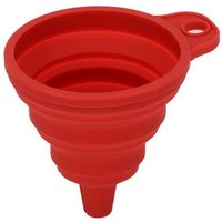 Zusammenklappbarer miniaturtrichter aus silikon - rot Zusammenklappbarer miniaturtrichter aus silikon - rot von NORTHIX