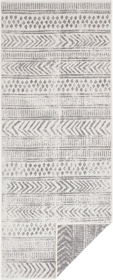 Läufer BIRI, NORTHRUGS, rechteckig, Höhe: 5 mm, In-& Outdoor, Wetterfest, Balkon, Garten, Wohnzimmer, Wasserfest, Boho von NORTHRUGS