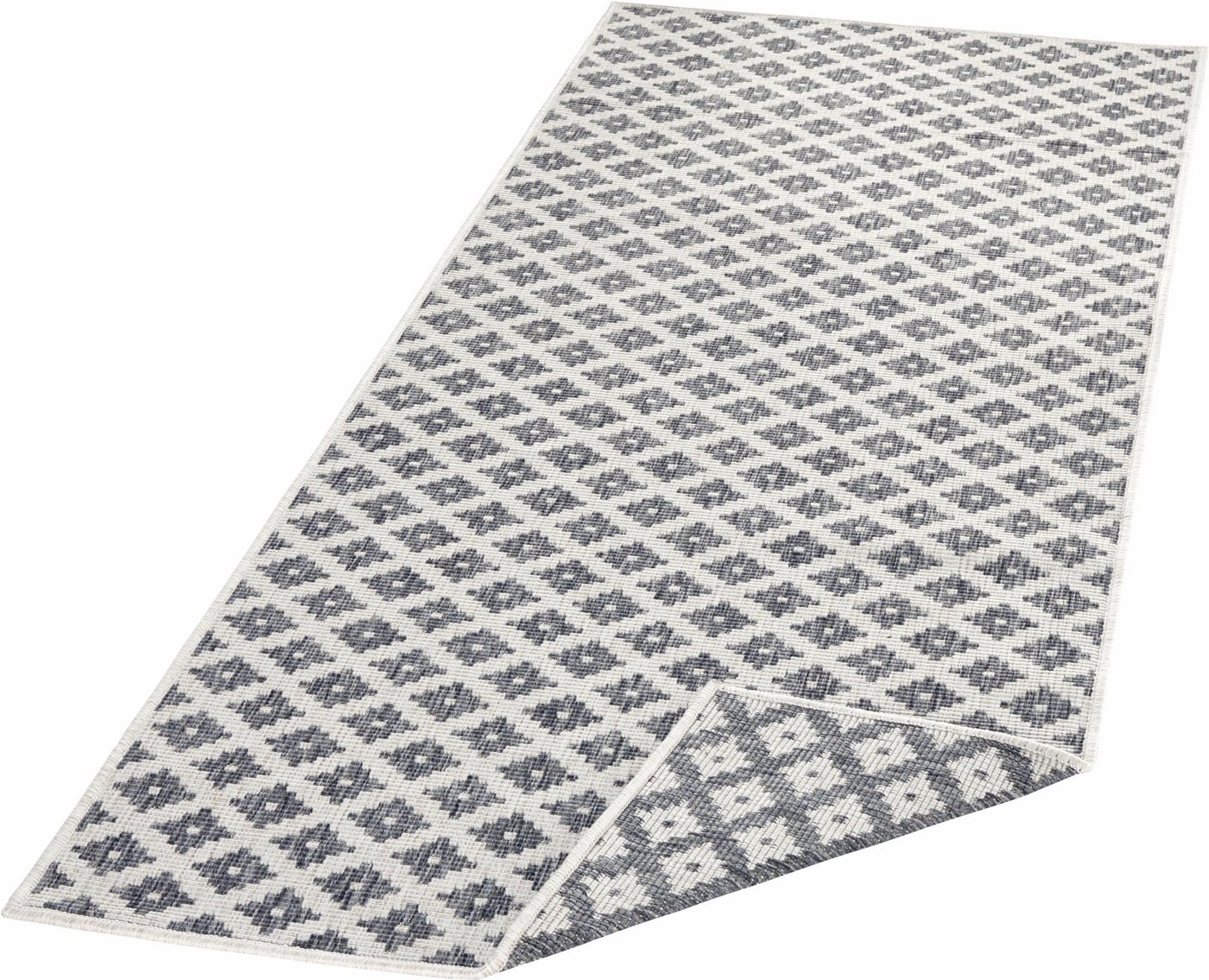 Läufer Nizza, NORTHRUGS, rechteckig, Höhe: 5 mm, In-& Outdoor, Wetterfest, Balkon, Garten, Wohnzimmer, Wasserfest von NORTHRUGS