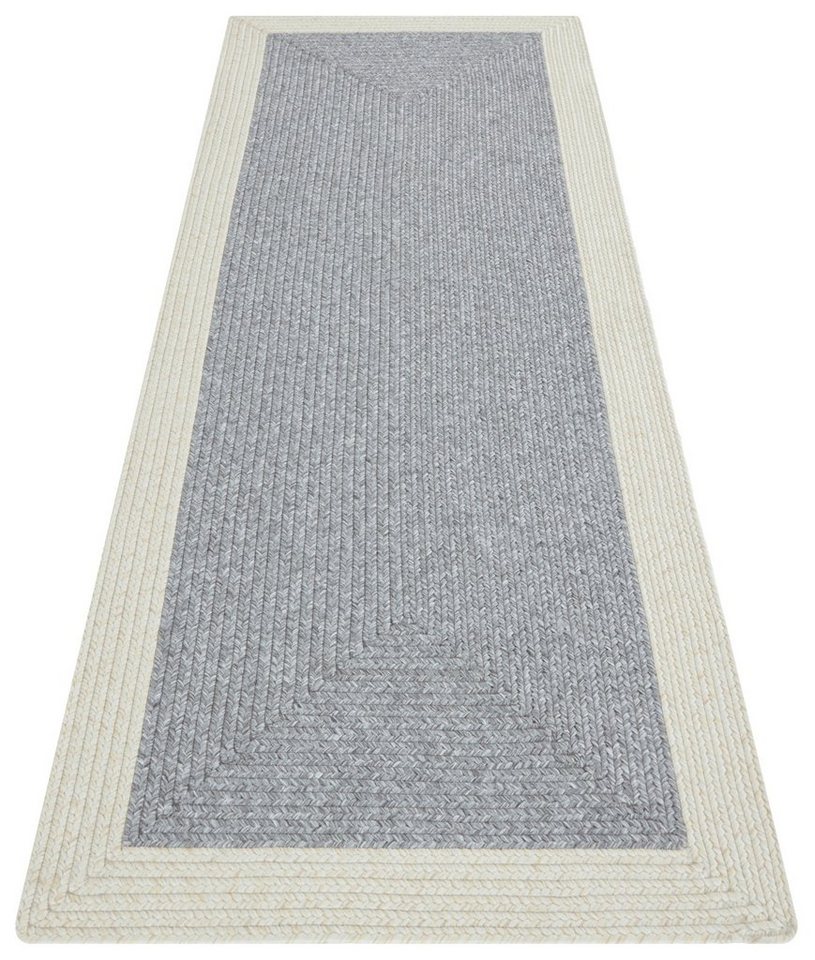 Läufer Trenzado, NORTHRUGS, rechteckig, Höhe: 10 mm, In- & Outdoor, Handmade-Look, Gewebt, Wetterfest, Balkon, Wohnzimmer von NORTHRUGS