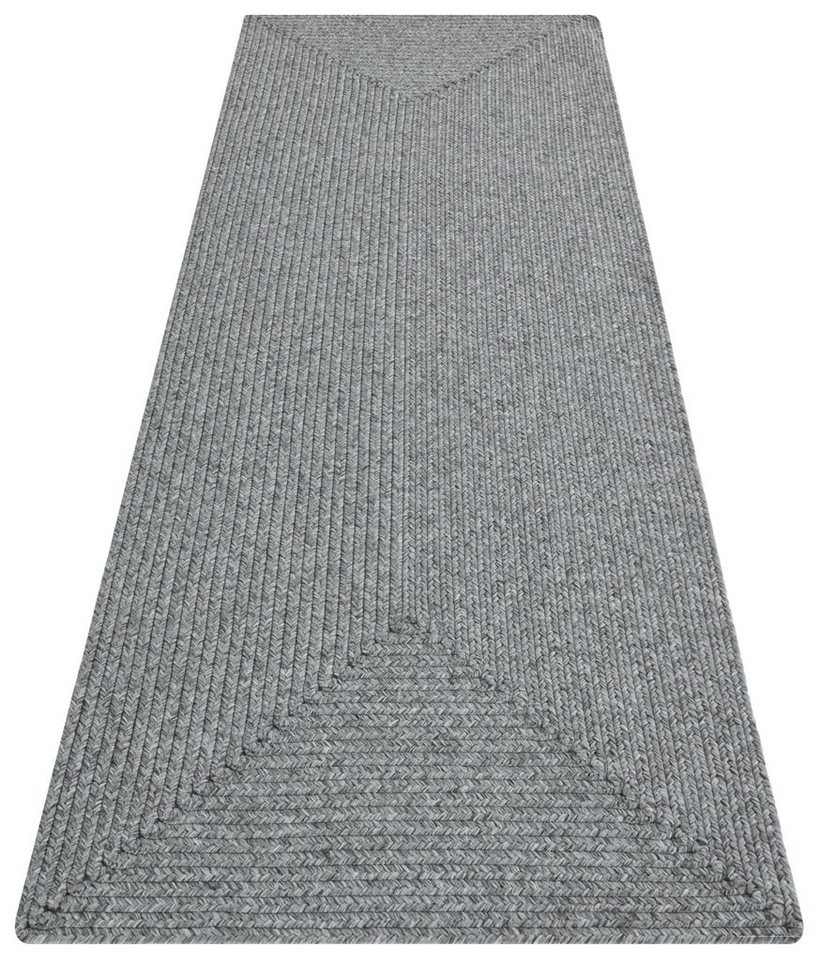 Läufer Trenzado, NORTHRUGS, rechteckig, Höhe: 10 mm, In- & Outdoor, Handmade-Look, Gewebt, Wetterfest, Balkon, Wohnzimmer von NORTHRUGS