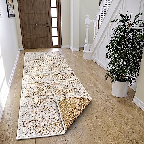 Hanse Home Northrugs Biri In- & Outdoor Wendeteppich - Flachgewebe, Boho Design, ÖKO-TEX, Wetterfest & UV-beständig für Balkon, Terrasse, Garten - Ocker, 80x350cm Hanse Home Northrugs Biri In- & Outdoor Wendeteppich - Flachgewebe, Boho Design, ÖKO-TEX, Wetterfest & UV-beständig für Balkon, Terrasse, Garten - Ocker, 80x350cm von Hanse Home
