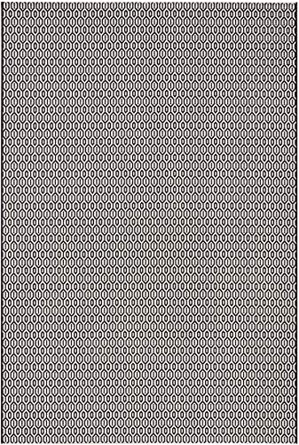 NORTHRUGS In- und Outdoor Teppich Coin 200x290cm - Wetterfest Modern Plain Allover Unifarben Design Läufer für Balkon Terrasse Garten Wintergarten Wohnzimmerteppich Wasserfest in Schwarz von NORTHRUGS