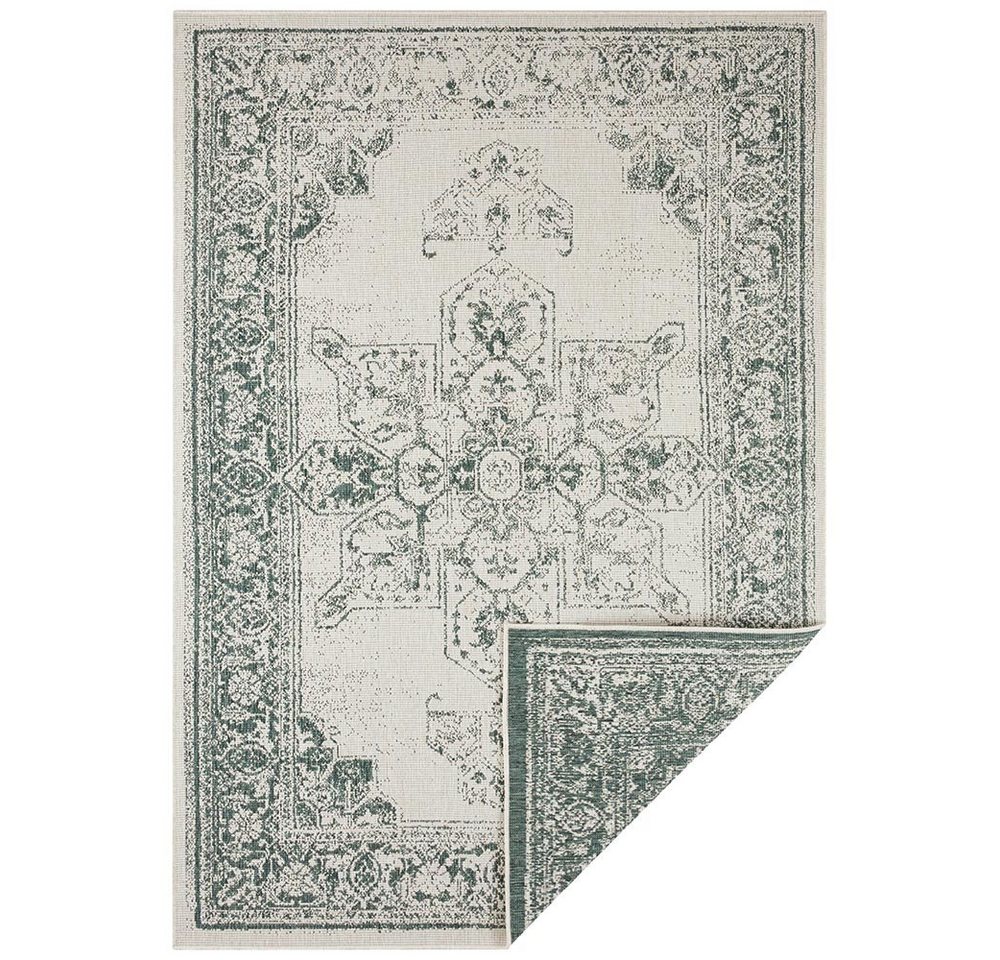 NORTHRUGS Teppich In- & Outdoor Wendeteppich Borbon Grün, rechteckig, Höhe: 5 mm von NORTHRUGS