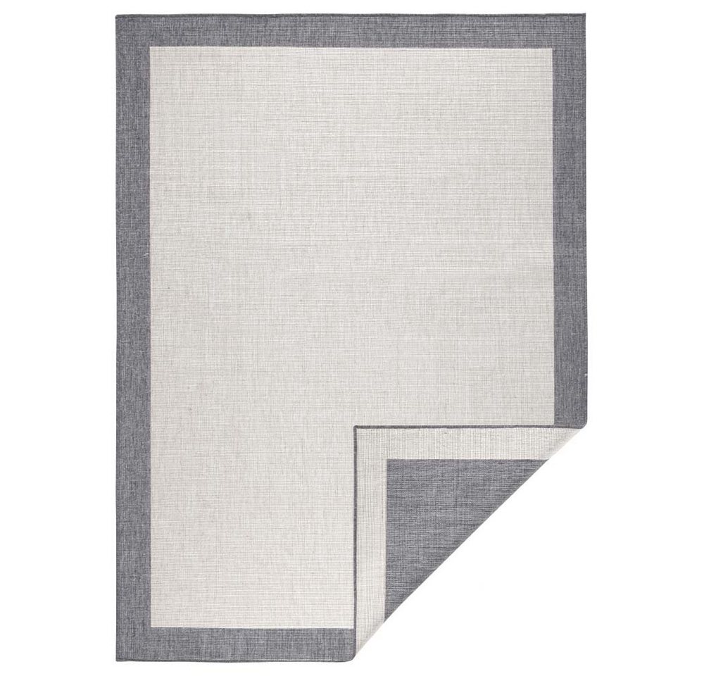 NORTHRUGS Teppich In- & Outdoor Wendeteppich Panama Creme Grau, rechteckig, Höhe: 5 mm von NORTHRUGS