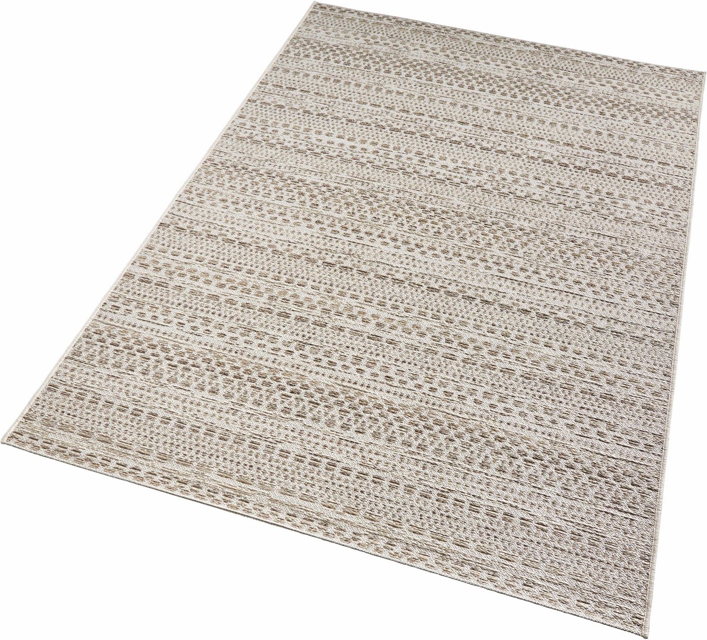 Teppich Pine, NORTHRUGS, rechteckig, Höhe: 7 mm, In-und Outdoor geeignet, Strapazierfähig und pflegeleicht, Flachgewebe von NORTHRUGS