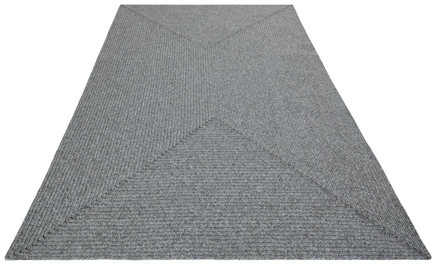 Teppich Trenzado, NORTHRUGS, rechteckig, Höhe: 10 mm, In- & Outdoor, Handmade-Look, Gewebt, Wetterfest, Balkon, Wohnzimmer von NORTHRUGS