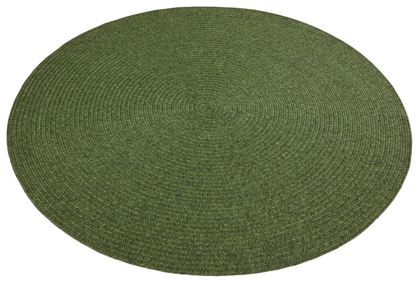 Teppich Trenzado, NORTHRUGS, rund, Höhe: 10 mm, In- & Outdoor, Handmade-Look, Gewebt, Wetterfest, Balkon, Wohnzimmer von NORTHRUGS