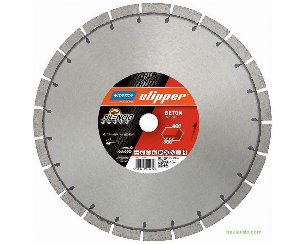 NORTON CLIPPER Diamanttrennscheibe Beton Silencio - 400 x 20 mm NORTON CLIPPER Diamanttrennscheibe Beton Silencio - 400 x 20 mm von NORTON CLIPPER