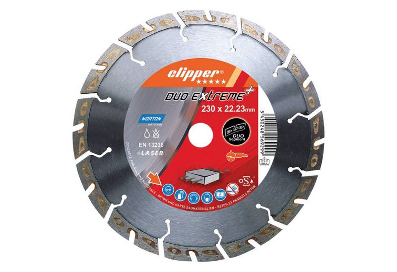NORTON CLIPPER Trennscheibe, Ø 230 mm, Diamanttrennscheibe Duo Extreme+ 230 x 22,23 mm NORTON CLIPPER Trennscheibe, Ø 230 mm, Diamanttrennscheibe Duo Extreme+ 230 x 22,23 mm von NORTON CLIPPER