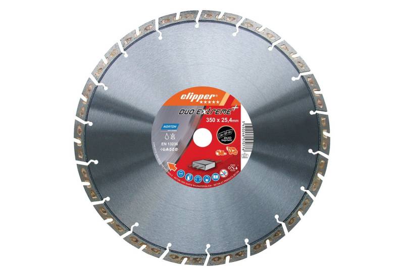 NORTON CLIPPER Trennscheibe, Ø 350 mm, Diamantblatt Dynamic Duo Extreme+ 350 x 20 mm NORTON CLIPPER Trennscheibe, Ø 350 mm, Diamantblatt Dynamic Duo Extreme+ 350 x 20 mm von NORTON CLIPPER