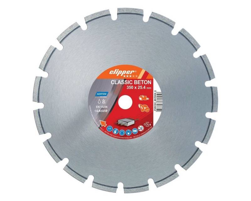 NORTON CLIPPER Diamanttrennscheibe Beton - 350x20,0 mm von NORTON CLIPPER