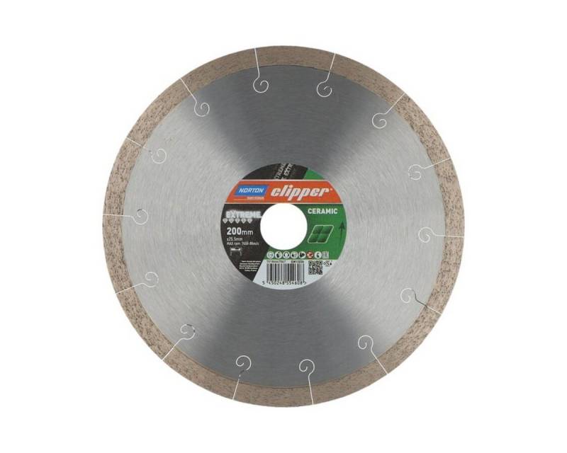 NORTON CLIPPER Diamanttrennscheibe Extreme Ceramic 200x25,4mm 70184647047 von NORTON CLIPPER