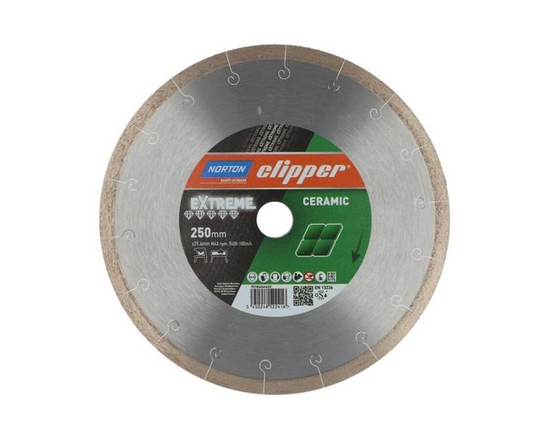 NORTON CLIPPER Diamanttrennscheibe Diamanttrennscheibe Extreme Ceramic 250x25,4 mm 70184644432 von NORTON CLIPPER