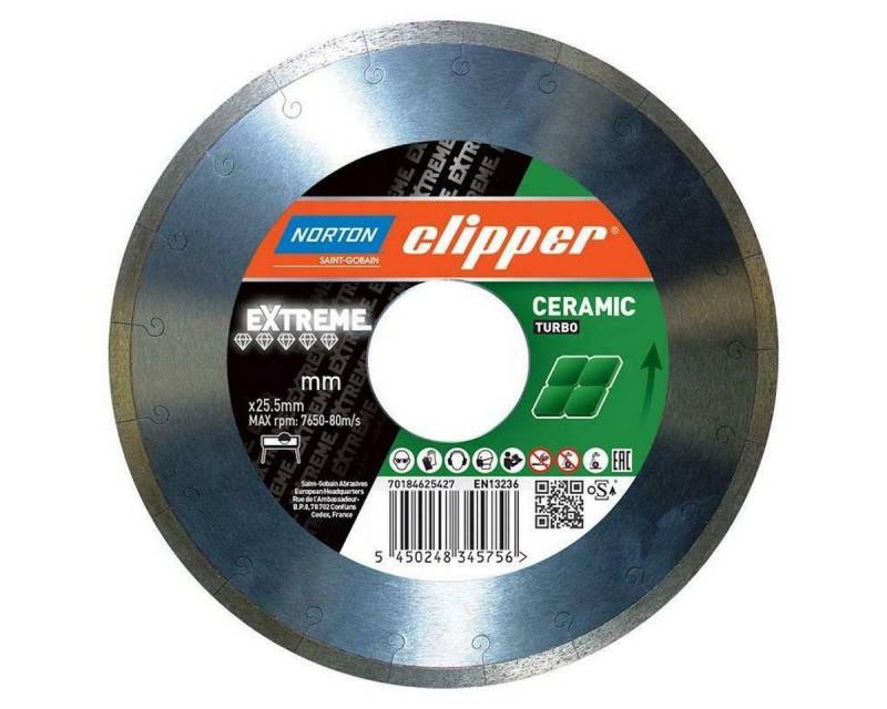 NORTON CLIPPER Diamanttrennscheibe Diamanttrennscheibe Extreme Ceramic Soft Ø 250 x 25,4 70184603236 von NORTON CLIPPER