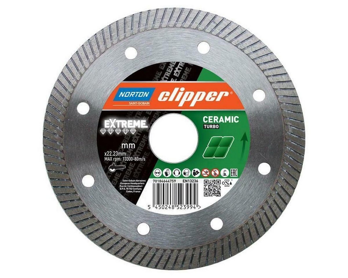 NORTON CLIPPER Trennscheibe Extreme Ceramic Turbo- 250 x 30 mm Super Gres XT von NORTON CLIPPER