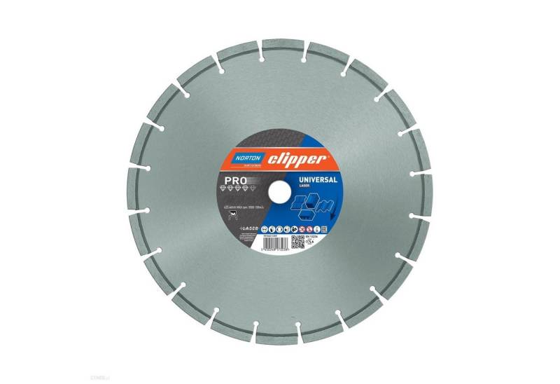 NORTON CLIPPER Diamanttrennscheibe Pro Universal Laser - 400x25,4 mm von NORTON CLIPPER