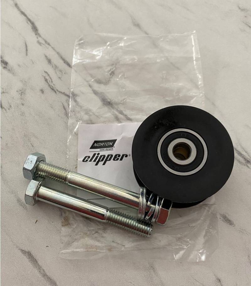 NORTON CLIPPER Umlenkrolle Norton Clipper Tischrolle für ISC, ISM (1 Stück) 310004284, (Rolle mit Stift), für JUMBO 900, für JUMBO 1000 von NORTON CLIPPER