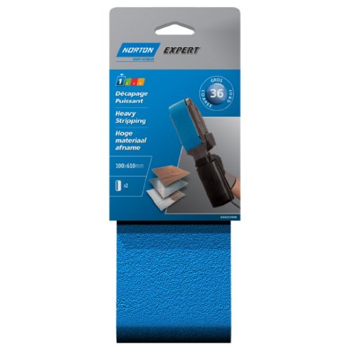 Norton - 2 bandes corindon Expert 100 x 610 mm (grain 36) von NORTON