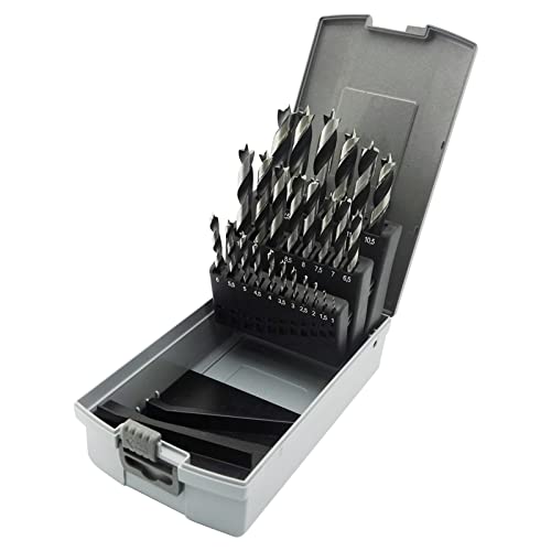 HCS Brad Point Holzbohrer-Set für DIY Lover Handy Plastic Box Enthalten 8 PCS (Einheitsgröße, set 4-Quality Plus) von NORTOOLS