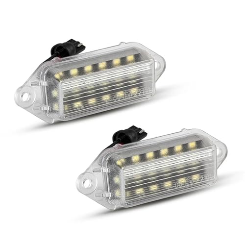 Auto Nummernschildbeleuchtung Lampe,für Mitsubishi Lancer EVO X 2003-2019,Langlebig Effizient Hochwertige Digitale Nummern Leuchten Fürs Auto von NoteDi